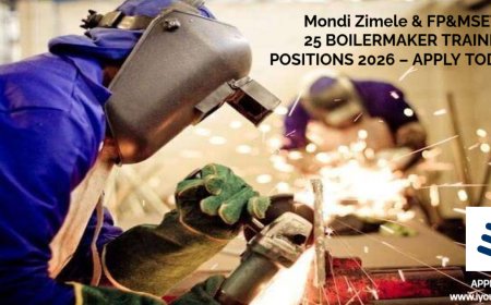 MONDI ZIMELE & FP&MSETA: 25 BOILERMAKER TRAINING POSITIONS 2026 – APPLY TODAY