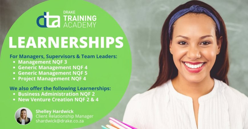 DRAKE TRAINING ACADEMY LEARNERSHIP: AN ACCREDITED SETA TRAINING PROVIDER IN SOUTH AFRICA   