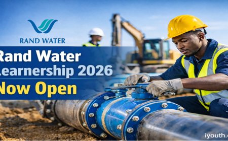 Rand Water Hiring Unemployed Youth for 2026 Learnership in Gauteng– Apply Before 27 February!