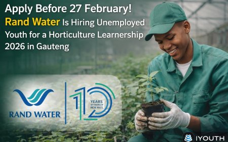 Gauteng Youth Alert! Rand Water Opens 2026 Horticulture Learnership – Apply Before 27 February