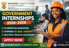 Government Internships 2026–2028: Department of Forestry, Fisheries and the Environment (R7,860/Month) – Many Fields Available