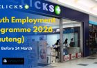 Clicks Youth Employment Programme 2026 (Gauteng) – Apply Before 24 March