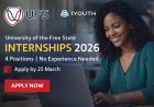 University of the Free State Internship 2026 (x4 Posts) – No Experience Needed | Apply Before 25 March