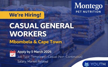 Montego Pet Nutrition Hiring Casual General Workers in Cape Town & Mbombela – Apply Before 5 March 2026