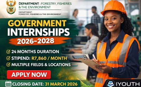 Government Internships 2026–2028: Department of Forestry, Fisheries and the Environment (R7,860/Month) – Many Fields Available