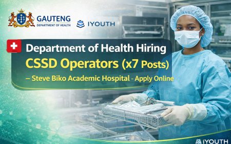 Department of Health Hiring CSSD Operators (x7 Posts) at Steve Biko Academic Hospital – Apply Online