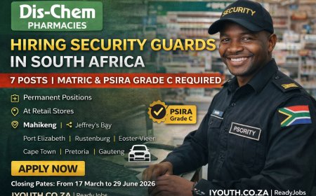 Dis-Chem Hiring Security Guards in South Africa (7 Posts) – Matric and PSIRA Grade C Required