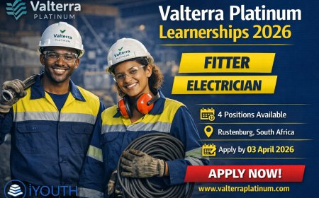Valterra Platinum Learnerships 2026: Fitter and Electrician (4 Posts) – Apply Before 03 April