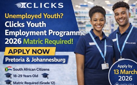 Clicks Youth Employment Programme 2026 (Pretoria & Johannesburg) – Matric Required