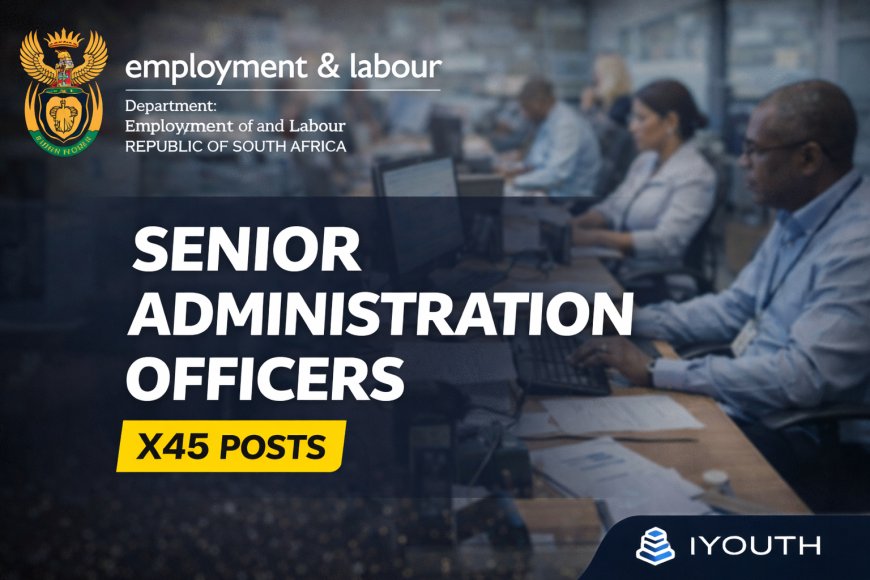 Department of Labour Hiring Senior Administration Officers (X45 Posts)