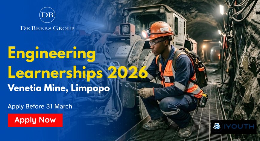 De Beers Engineering Learnerships 2026 – Apply Now (Venetia Mine, Limpopo)