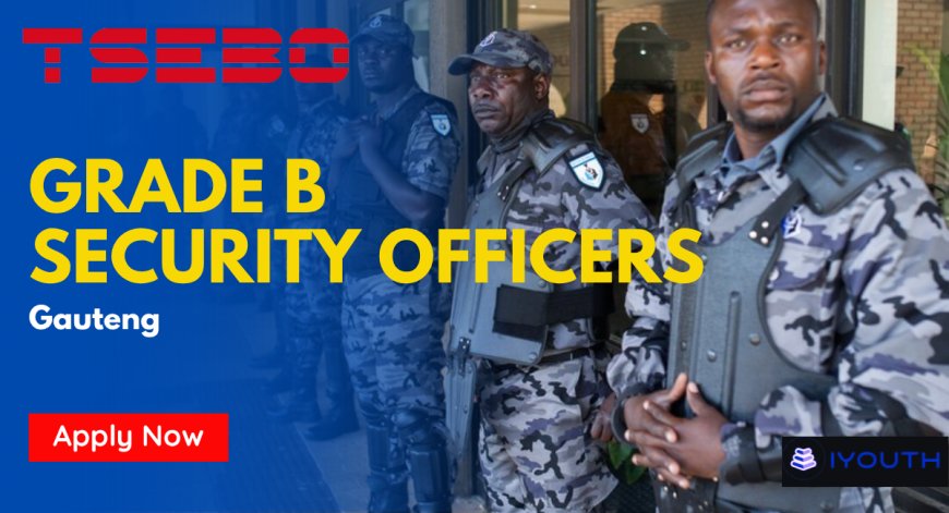 Security Officer Grade B Jobs Gauteng 2026 – Multiple Locations Hiring Now