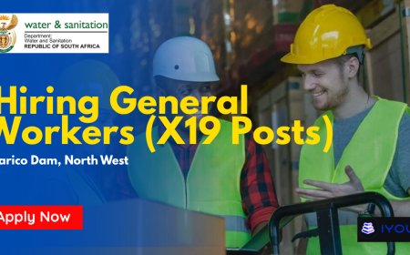 Department of Water and Sanitation Hiring General Workers (X19 Posts) – Apply Before 24 April 2026