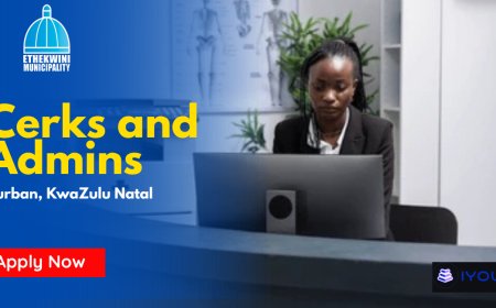eThekwini Municipality Hiring Now: Clerk and Administration Jobs in Durban – Salaries Up to R430k, Apply Before 24 April 2026