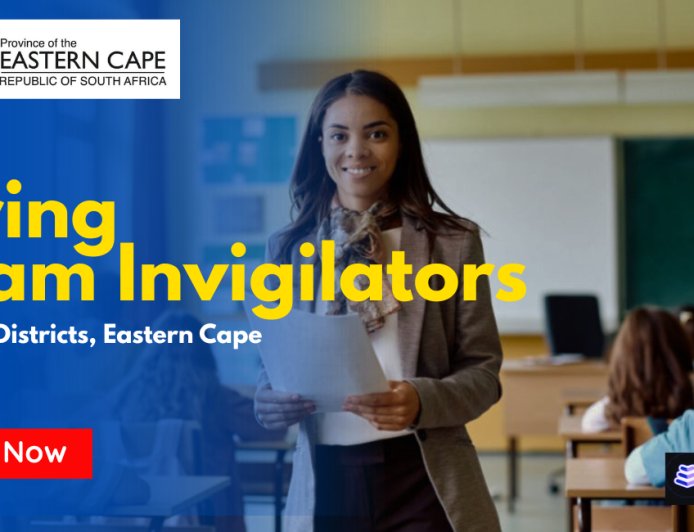 Eastern Cape Exam Invigilator Jobs 2026–2028 (Grade 12 Exams) – Apply Before 24 April