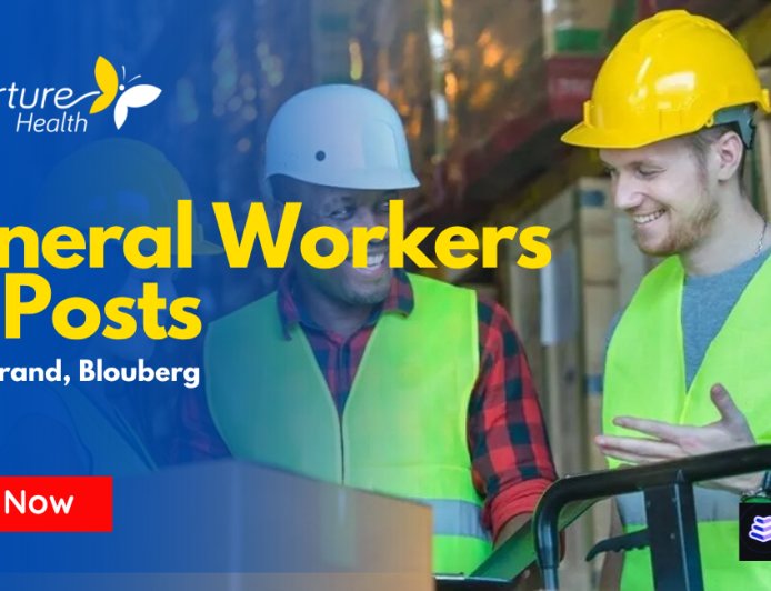 Nurture Health Group is Hiring General Workers in Western Cape –  Apply Now