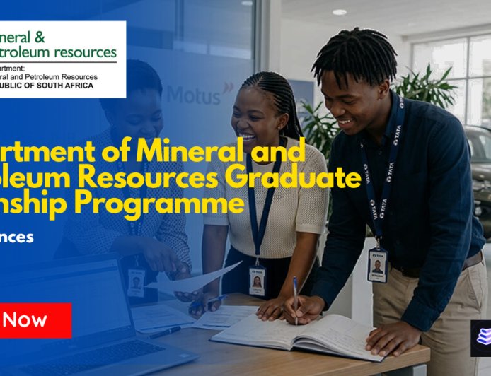Department of Mineral and Petroleum Resources Graduate Internship Programme 2026/2028 – Apply Now in All Provinces