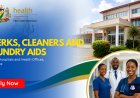 Free State Department of Health is Hiring Clerks, Cleaners & Laundry Aids (X31 Posts)-Apply Now