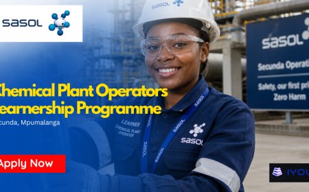 Sasol Learnership 2026: Artisan Chemical Plant Operator (36-Month Programme in Secunda & Sasolburg)