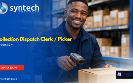 Syntech Is Hiring a Collection Dispatch Clerk / Picker in Durban – Apply With Grade 12