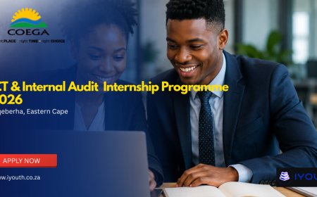 Coega Internship Programme 2026 Open Now – ICT & Internal Audit Graduate Opportunities in Gqeberha