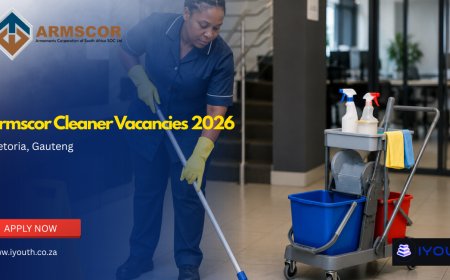 Armscor Cleaner Vacancies 2026 Now Open | Apply With Grade 10 for Government Cleaning Jobs