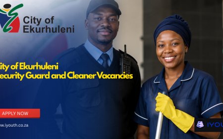 City of Ekurhuleni Vacancies 2026 Now Open | Security Guard and Cleaner Jobs Available