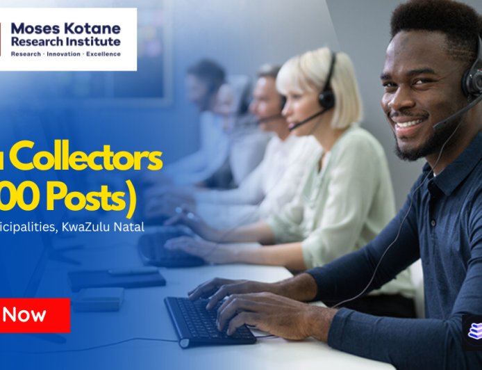 1000 Data Collector Jobs Open in KZN for Graduates (MKRI 2026 Applications Now Open)