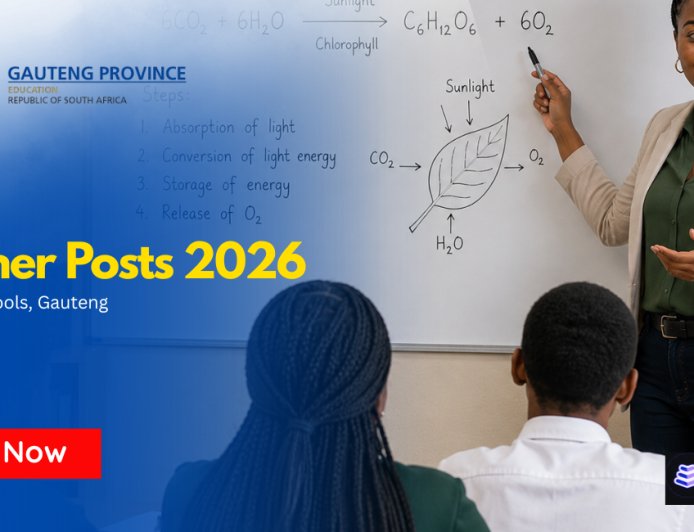 New Teacher Vacancies in Gauteng Schools for 2026 – Apply Before Closing Dates
