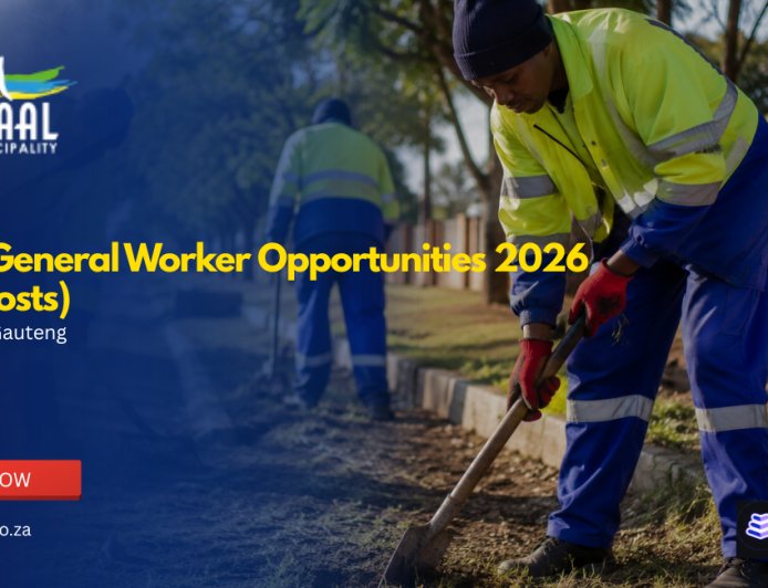 Midvaal Local Municipality EPWP General Worker Opportunities 2026 (X30 Posts)