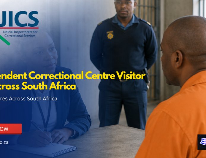 JICS ICCV Vacancies 2026 Now Open | Apply for Independent Correctional Centre Visitor Jobs Across South Africa