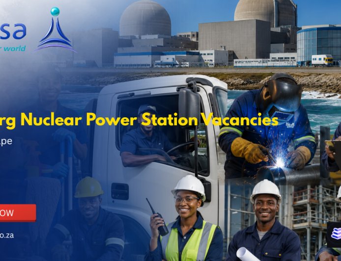 Koeberg Nuclear Power Station Vacancies 2026 Now Open | Cleaners, Drivers, Welders and More Wanted in the Western Cape