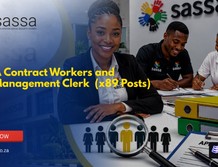 SASSA Vacancies 2026 Now Open | 86 Contract Worker Posts and 3 Debt Management Clerk Jobs Available in Mpumalanga
