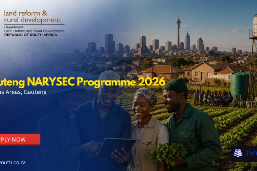 Gauteng NARYSEC Programme 2026 Now Open – Government Youth Opportunities Available