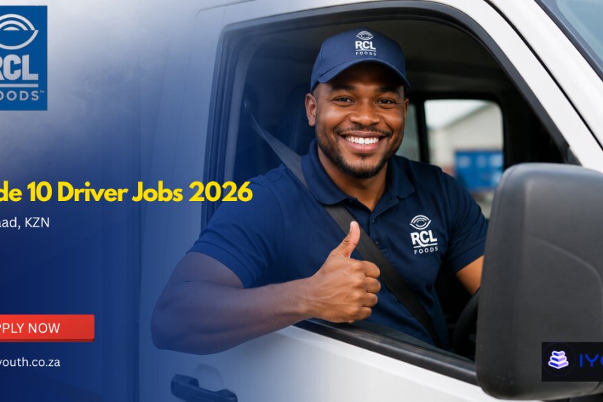 RCL Foods Code 10 Driver Jobs 2026 in Kokstad – Permanent FMCG Vacancies Now Open