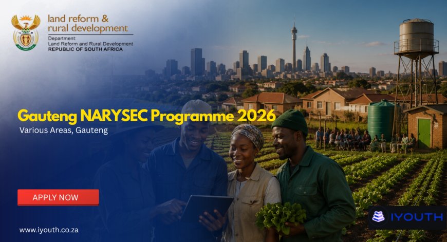 Gauteng NARYSEC Programme 2026 Now Open – Government Youth Opportunities Available
