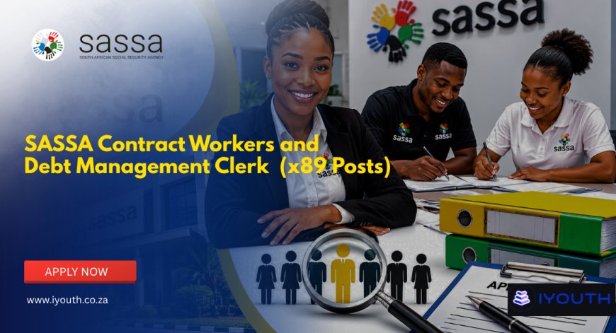 SASSA Vacancies 2026 Now Open | 86 Contract Worker Posts and 3 Debt Management Clerk Jobs Available in Mpumalanga