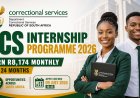 DCS Internship Programme 2026 Now Open: Earn R8,174 Monthly for 24 Months Across South Africa