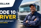 Code 10 Driver Jobs 2026: Apply for Permanent Driver Vacancy in KwaZulu-Natal