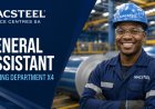 Macsteel General Assistant Jobs 2026: Apply for 4 Coating Department Vacancies in Gauteng