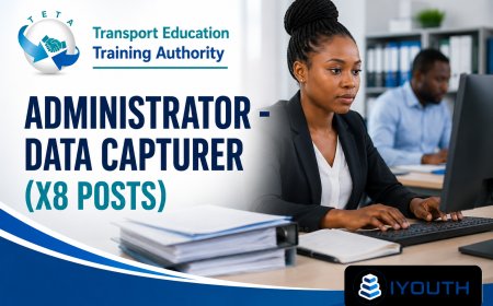 TETA Is Hiring 8 Contract Administrator – Data Capturer Positions in Gauteng | Apply Before 05 June 2026