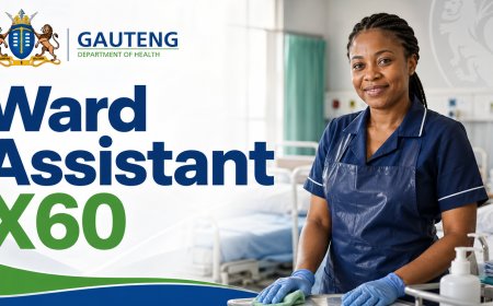 Gauteng Department of Health Ward Assistant Jobs 2026: Apply for X60 Posts with No Experience