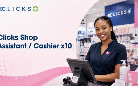 Clicks Shop Assistant / Cashier Jobs 2026: 10 Permanent Positions Available in Komatipoort