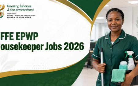 DFFE EPWP Housekeeper Jobs 2026: Apply for X43 Grade 10 Posts