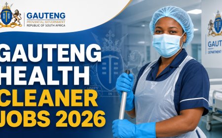Gauteng Department of Health Cleaner Jobs 2026: 13 Positions Available at Public Hospitals