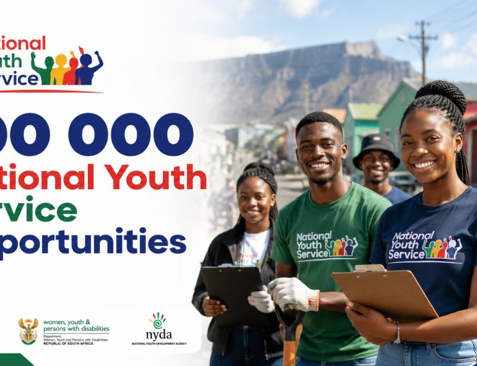 x100 000 National Youth Service Opportunities Now Open for Unemployed Youth
