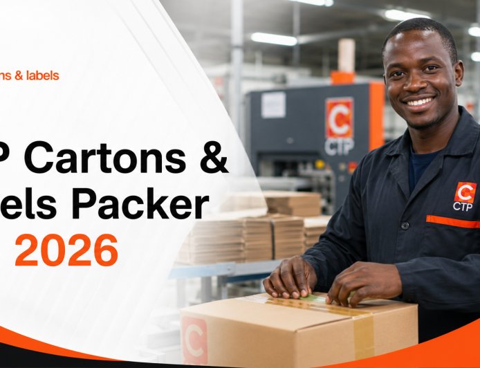 CTP Cartons & Labels Packer Job 2026: Apply for Entry-Level Permanent Post in Cape Town