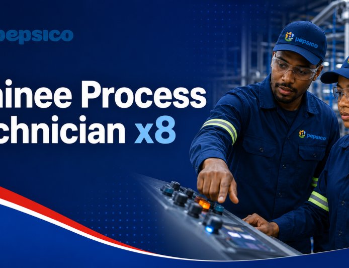 PepsiCo is Hiring Trainee Process Technicians (x8 Posts) Apply Now Before Closing Date