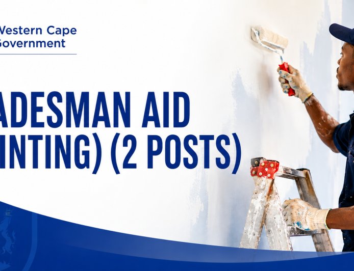 Western Cape Department of Health Tradesman Aid Jobs 2026: Apply for X2 Permanent Painting Posts