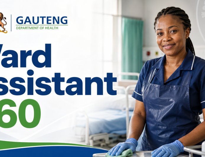 Gauteng Department of Health Ward Assistant Jobs 2026: Apply for X60 Posts with No Experience